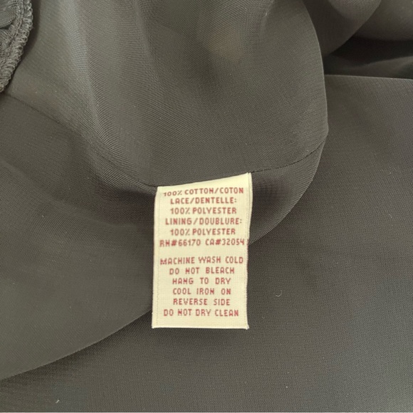 Free People Black Lace Gold Sparkle Midi Cotton Dress Crinoline Sleeveless 8 - Picture 6 of 10